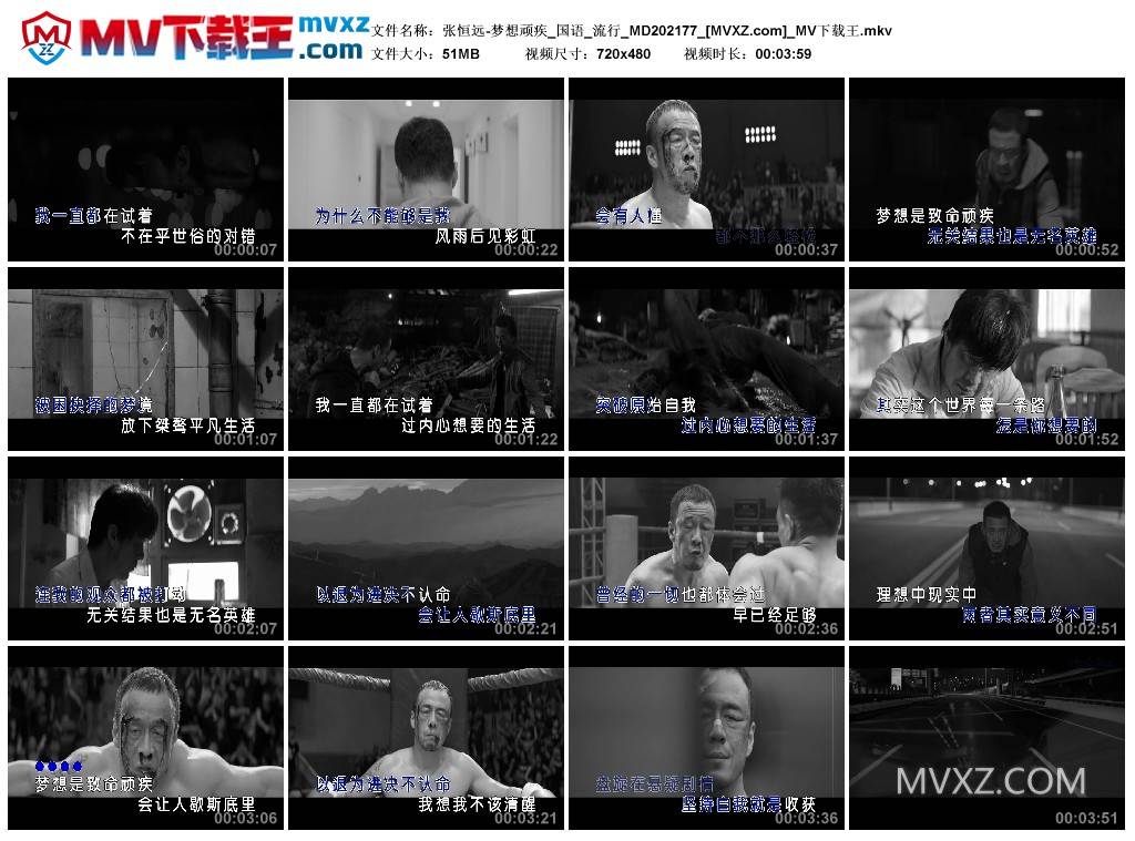 张恒远-梦想顽疾_国语_流行_MD202177